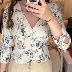 Abercrombie & Fitch Flower Blouse
